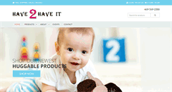 Desktop Screenshot of have2haveit.com